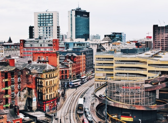 A picture of Manchester City centre