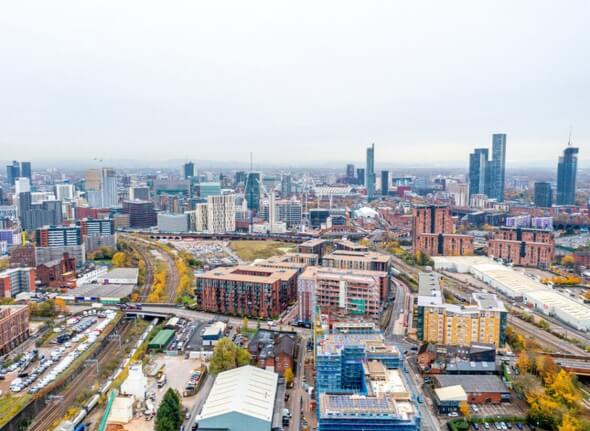 Decorative image of the Greater Manchester skyline
